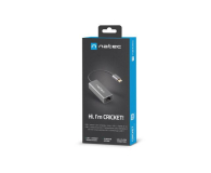 Natec KARTA SIECIOWA CRICKET USB-C 3.1 1X RJ45 1GB NA KABLU - 1470215 - zdjęcie 5